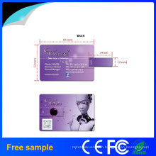 Customized Logo Credit Card USB Disk for Promotion